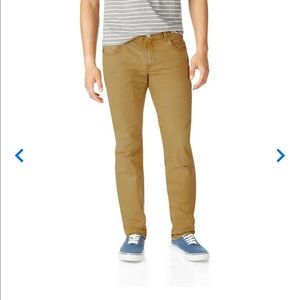Aeropostale distressed straight jeans